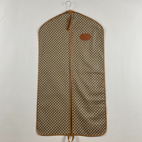 Vintage Pierre Cardin Monogram Garment Bag Tote Luggage Travel - Picture 2 of 12
